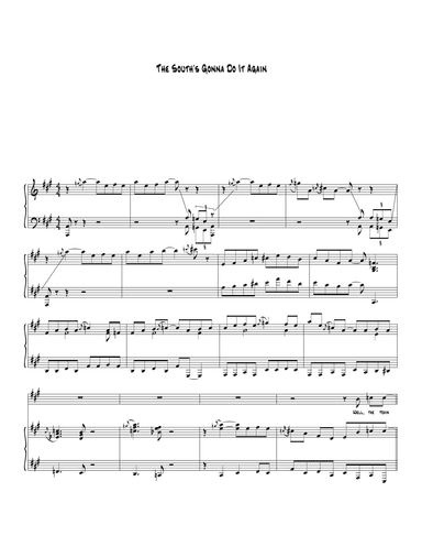 The South's Gonna Do It (arr. Biegler)