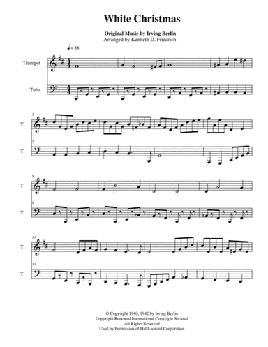White Christmas (arr. Kenneth D. Friedrich)