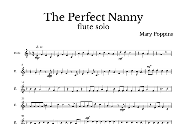 The Perfect Nanny (arr. SheetMusicMad)