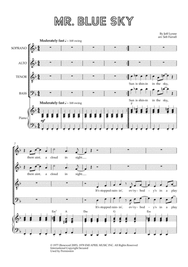 Mr. Blue Sky (arr. Sebastian Farrall)