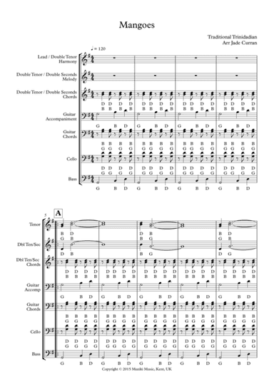 Mangoes for Steel Band (arr. Jade Curran)