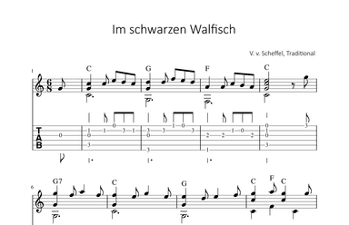 Im schwarzen Walfisch (arr. Bettina Schipp)