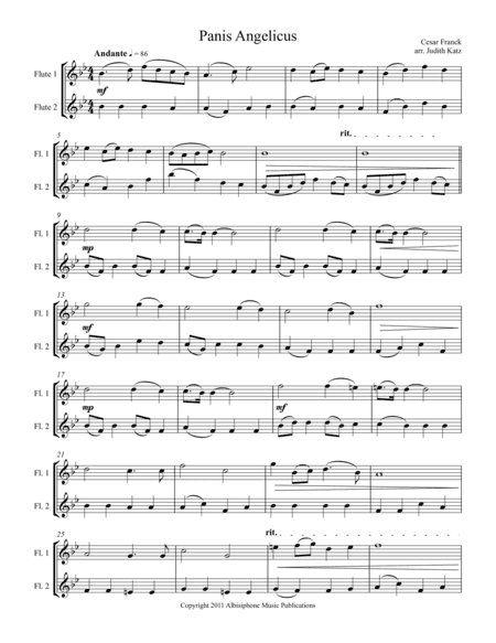 Panis Angelicus (arr. Judith Katz)
