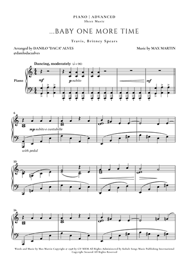 ...baby One More Time (arr. Danilo "Daca" Alves)