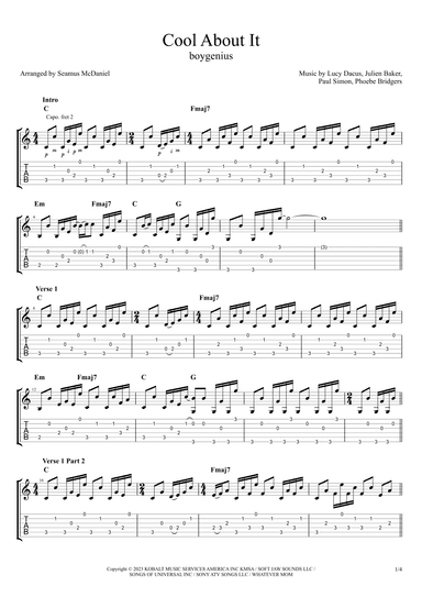 Cool About It (arr. Seamus McDaniel)