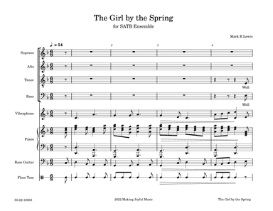 The Girl By the Spring - SATB Ensemble