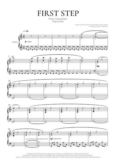 First Step (arr. Pedro Merendi)