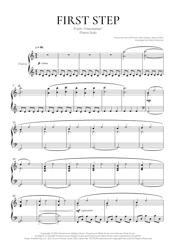 First Step (arr. Pedro Merendi)
