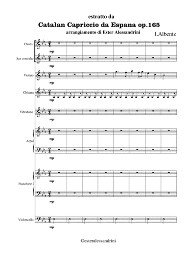 Catalan Capriccio da Espana op.165 (arr. Ester Alessandrini)