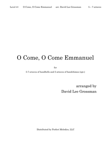 O Come, O Come Emmanuel (arr. David Lee Grossman)