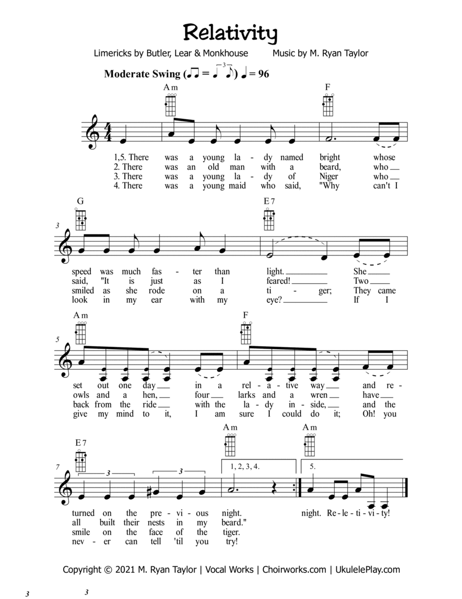 Relativity - Uke & Me Kid (Ukulele Songs for Children)