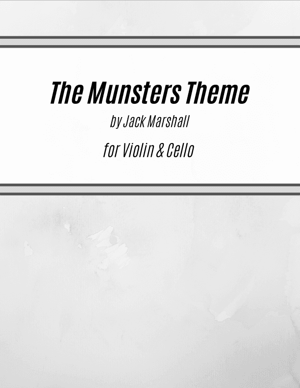 The Munsters Theme (arr. Kenneth Pasciak)