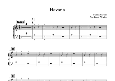 Havana (arr. Pedro Alvadia)