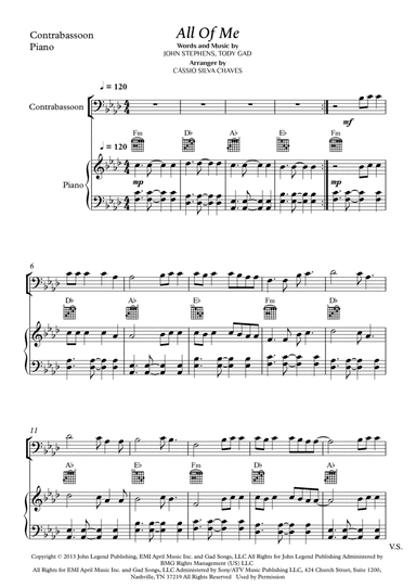 All Of Me (arr. Cássio Silva Chaves)
