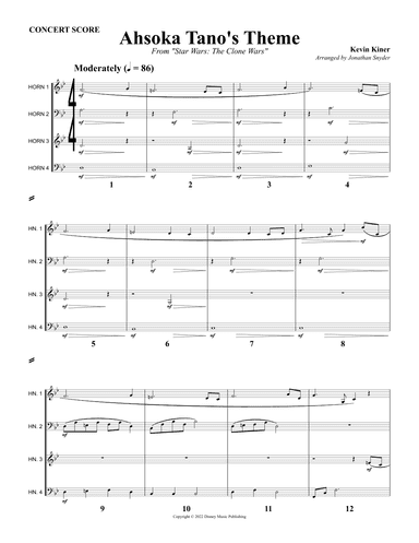 Ahsoka's Theme (arr. Jonathan Snyder)