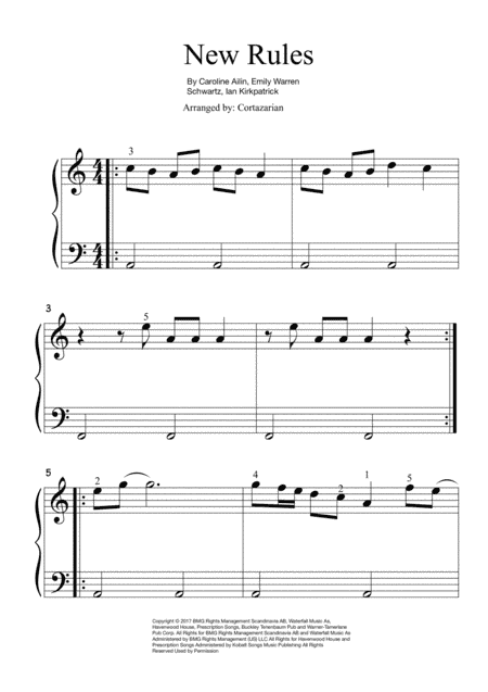 New Rules (arr. Cortazarian)