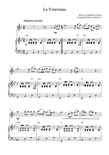 La Veneziana (arr. Kaiserin Rebecca)