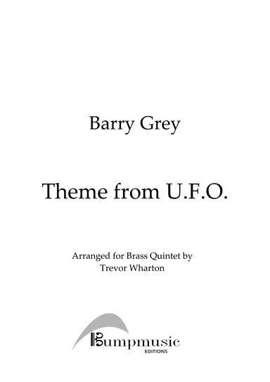 Ufo (arr. Trevor Wharton)