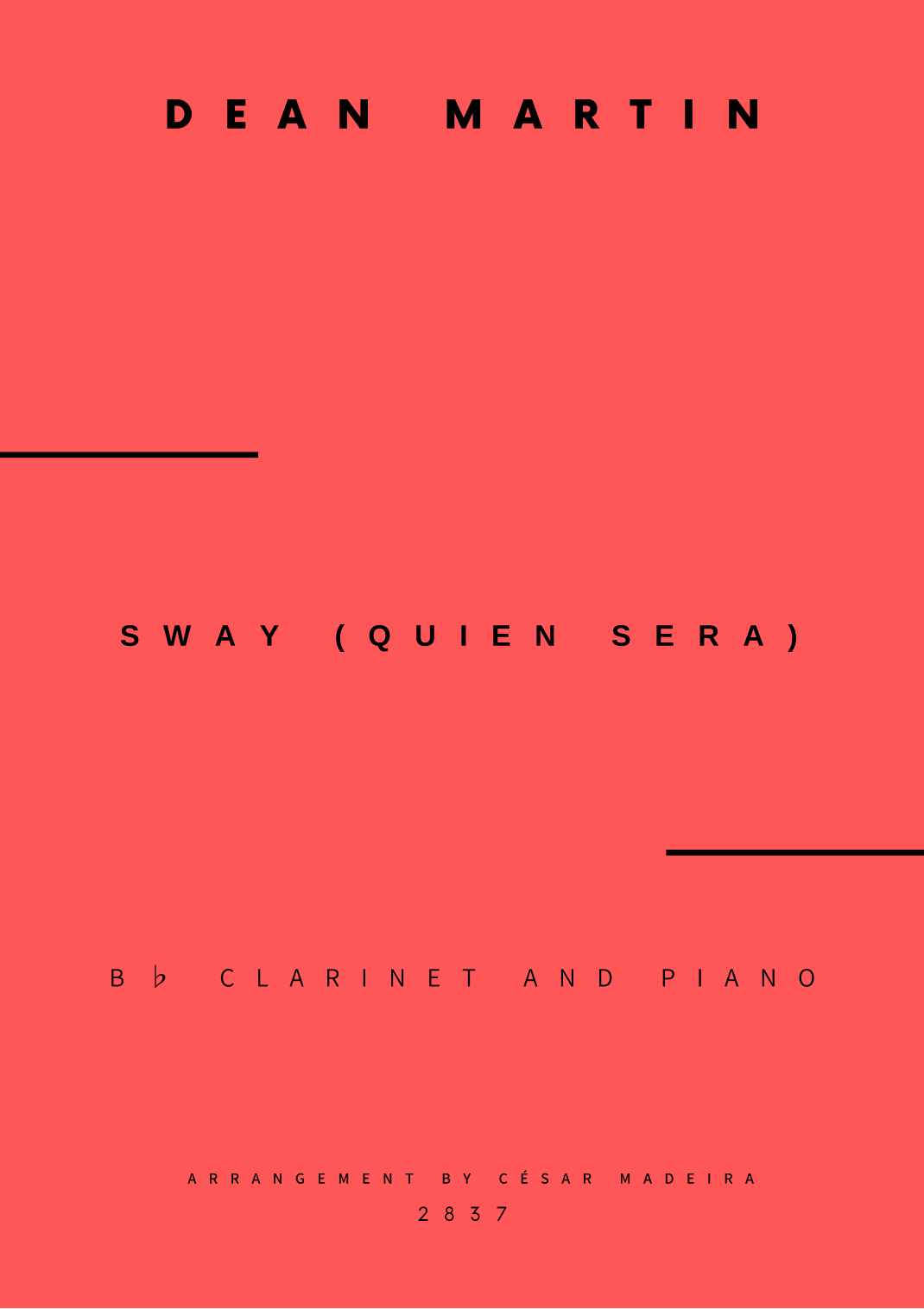 Sway (quien Sera) (arr. César Madeira)