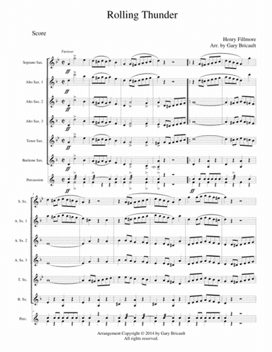 Rolling Thunder (arr. Gary Bricault)