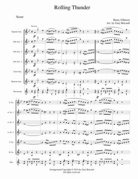 Rolling Thunder (arr. Gary Bricault)