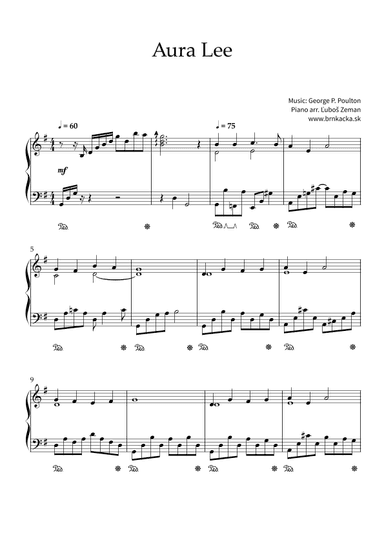 Aura Lee (arr. Lubos Zeman)