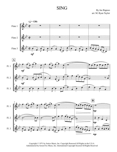Sing (arr. M. Ryan Taylor)