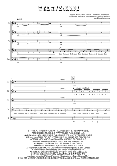 Ice Ice Baby (arr. Henrik Schaanning)