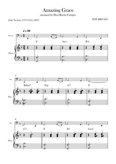 Amazing Grace (arr. Davi Rocha Campos)