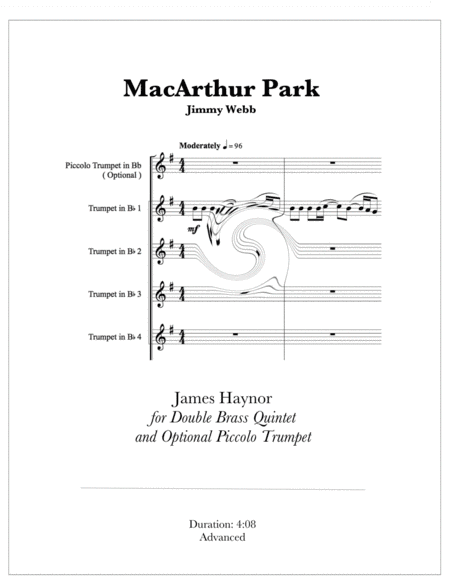 Macarthur Park (arr. James Haynor)