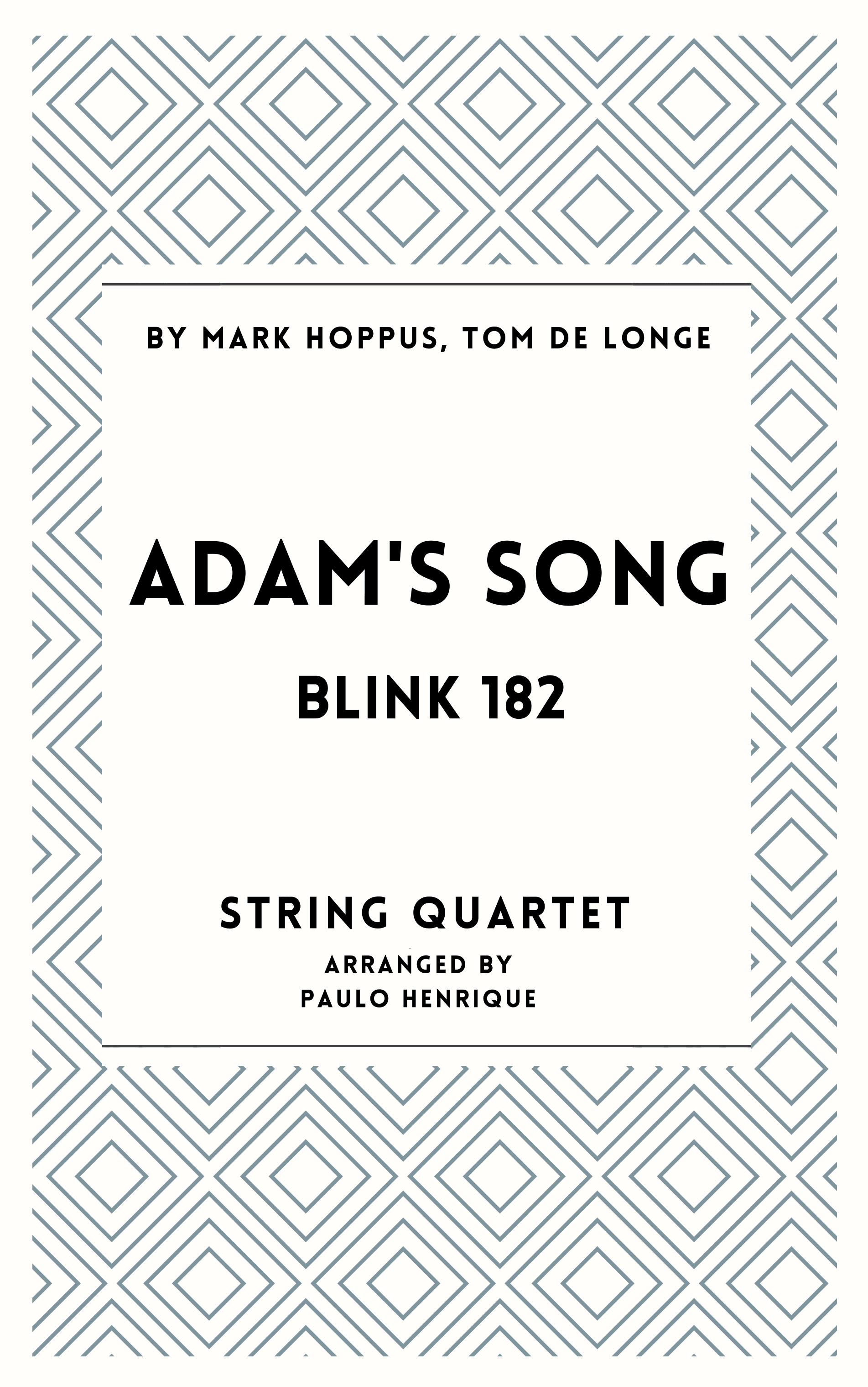 Adam's Song (arr. Paulo Henrique)