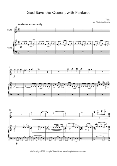 God Save the Queen, with Fanfares (arr. Christian Morris)