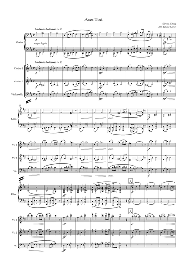 Death of Ase / Ases Tod (arr. Juliane Giese)