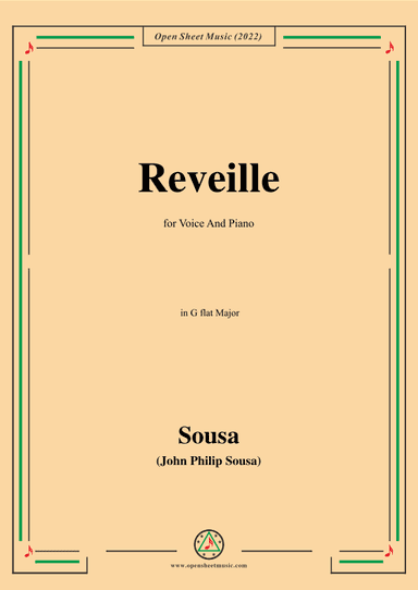Sousa-Reveille,in G flat Major (arr. OSM Press)