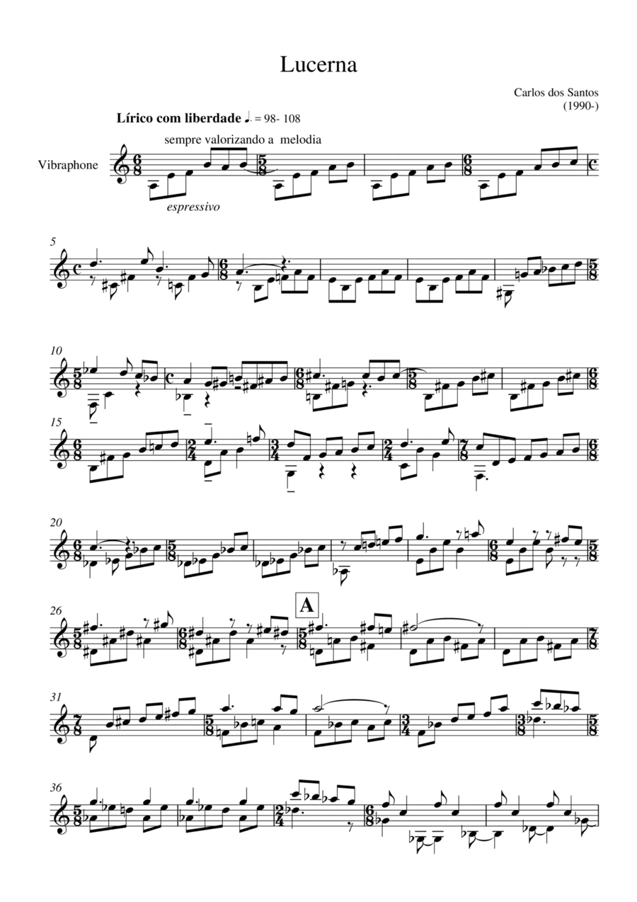 Lucerna for Vibraphone