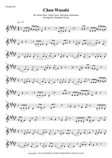 Chou Wasabi (arr. Stephane ELSINY)