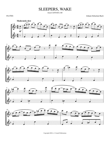 Sleepers, Wake (arr. Mark Phillips)