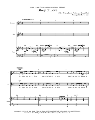 Glory Of Love (arr. David Das)