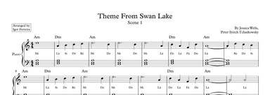 Theme From Swan Lake (arr. Igor Ferreira)