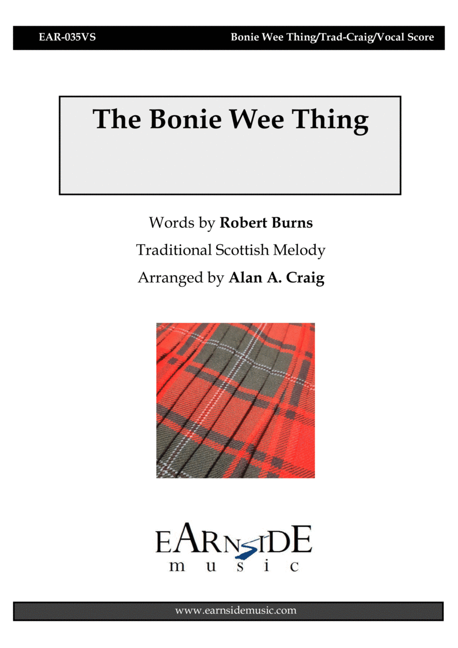 The Bonie Wee Thing (arr. Alan A Craig)