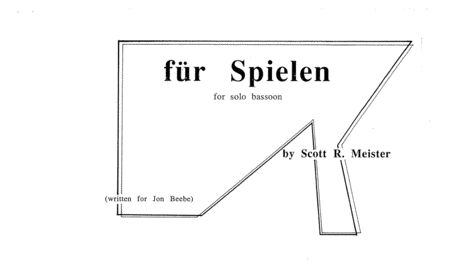 "fur spielen" for solo bassoon