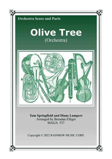 Olive Tree (arr. Brendan James Elliget MAGA 537)