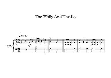 The Holly And The Ivy (Piano) (arr. Digital Book Music)