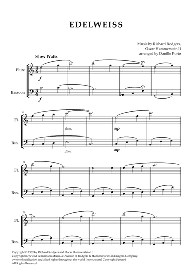 Edelweiss (arr. Danillo Porto)