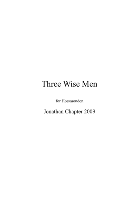 Three Wise Men