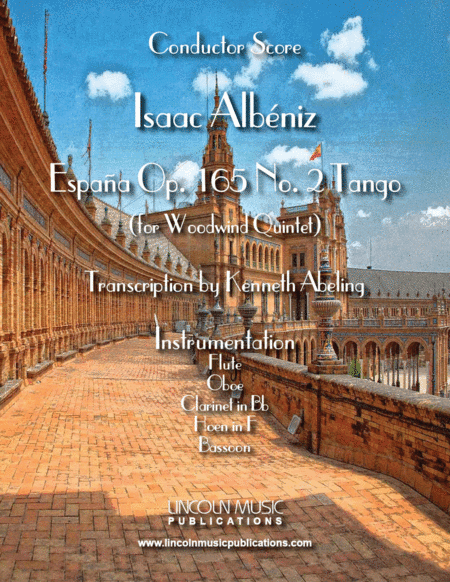 Albeniz - Espana Op.165 No. 2 Tango (for Woodwind Quintet) (arr. Kenneth Abeling)