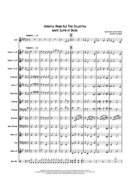 (there'll Be Bluebirds Over) The White Cliffs Of Dover (arr. Kevin P Holdgate)