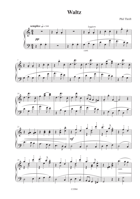 Waltz for Piano