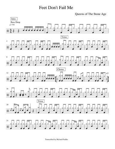 Feet Don't Fail Me (arr. Michael Fiedler)