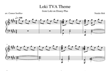 Tva (arr. Connor SooHoo)